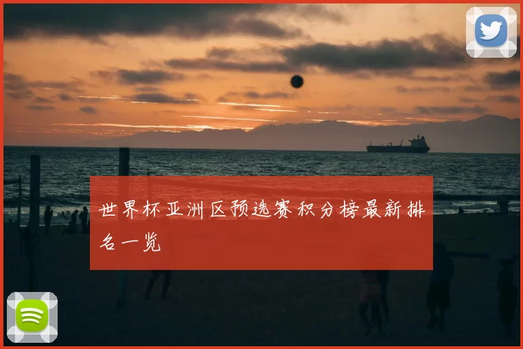 世界杯亚洲区预选赛积分榜最新排名一览